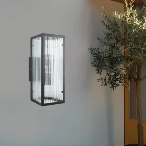 فانوس جداري خارجي أسود