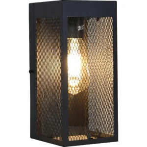 فانوس جداري صغير باللون الأسود