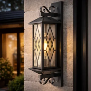 فانوس حائط أسود