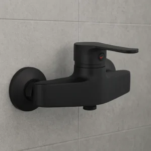 طقم خلاط شطاف أسود بتصميم بيضاوي