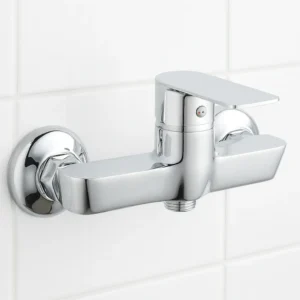 طقم خلاط شطاف دائري كروم