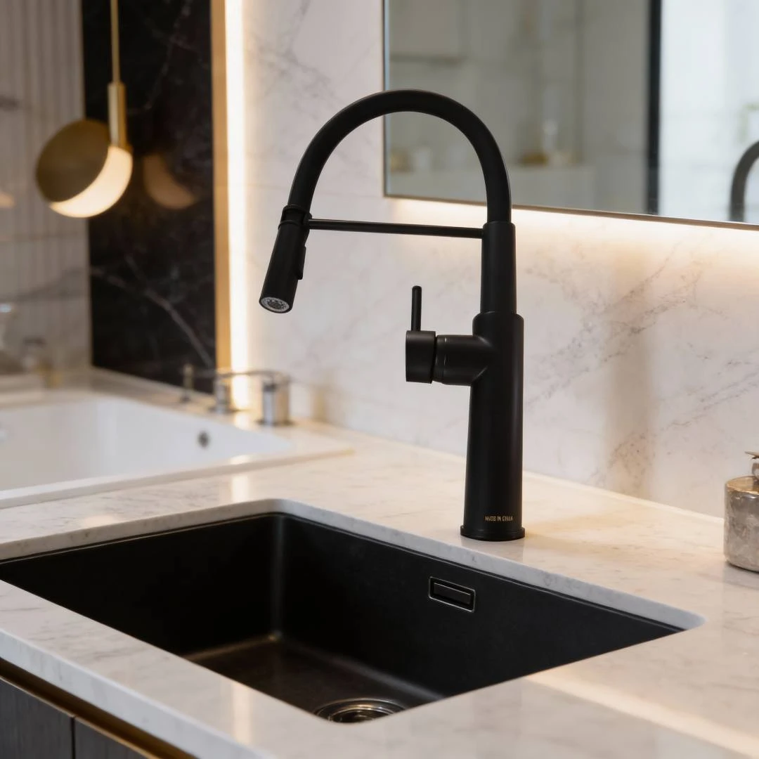 خلاط مطبخ سحاب - أسود