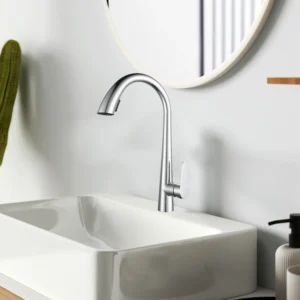 صنبور مجلى كروم بآلية سحب مخفية