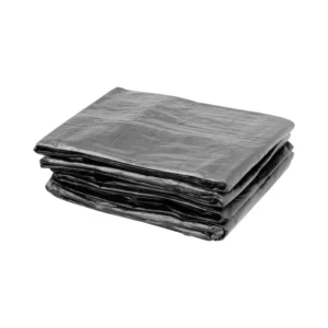 قماش شراع مقاوم للماء بقوة عالية — غطاء خارجي متعدد الاستخدامات مع حلقات بلاستيكية معزّزة للحماية من المطر والشمس