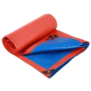 قماش شراع برتقالي سميك — غطاء حماية خارجي مقاوم للماء والأشعة فوق البنفسجية، متعدد الاستخدام للمحاصيل والبناء والشاحنات