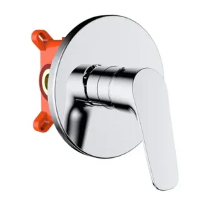 خلاط مخفي بذراع واحد تصميم دائري كرومي