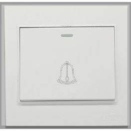 مفتاح جرس لوكسيفاي باللون الأبيض