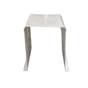 غطاء واقٍ لوحدة التكييف الخارجية — فولاذ مهوّى — أبيض