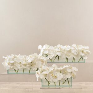 مجموعة زهور فاندا صناعية