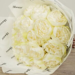 باقة أزهار الفاوانيا الاصطناعية