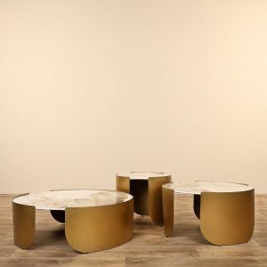 طاولة قهوة وطاولة جانبية من كريس