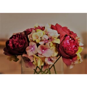 باقات وأكاليل الزهور الصناعية الفاخرة