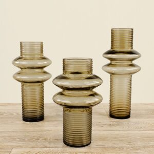 إناء زهور زجاجي