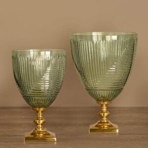 مزهرية هريكان زجاجية أنيقة