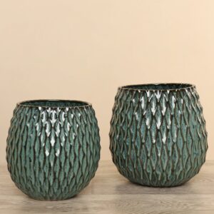 إناء زهور خزفي