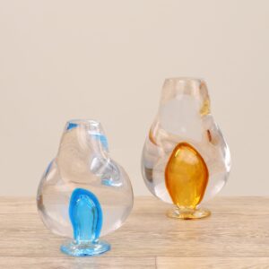 إناء زهور زجاجي