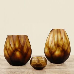 إناء زهور زجاجي