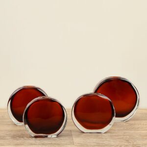 إناء زهور زجاجي