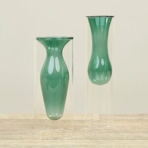 مزهرية شفافة