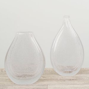 مزهرية أنيقة من الزجاج