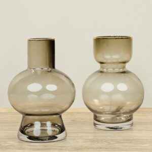 إناء زجاجي للزهور