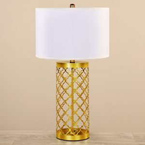 مصباح طاولة معدني