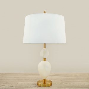 مصباح طاولة معدني