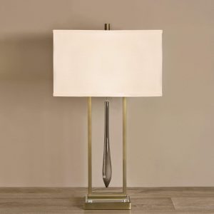 مصباح طاولة معدني