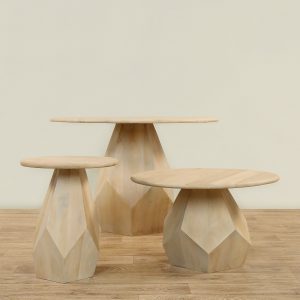 طاولة قهوة مع طاولة جانبية - 25231