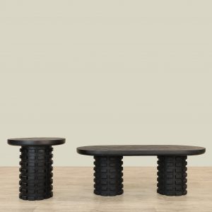 طقم طاولة قهوة وطاولة جانبية