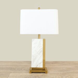 مصباح طاولة من الرخام