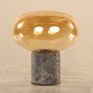 مصباح طاولة من الرخام