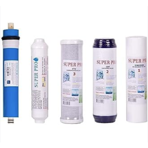 مجموعة فلاتر بديلة لنظام تنقية المياه بخمس مراحل