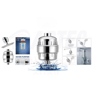 فلتر دش لإزالة الكلور والشوائب من ماء الاستحمام