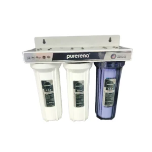 فلتر مياه بوريرينا ثلاثي المراحل مع حامل تثبيت