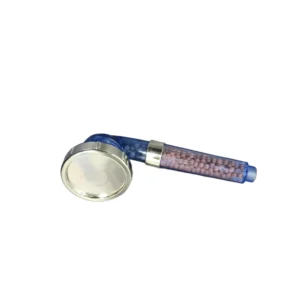 سماعة دش معدنية مع فلتر أيوني وتدفق ماء عالي الضغط