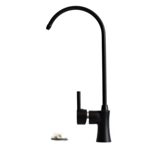 صنبور فلتر تركي فاخر كبير — نحاس مطلي بالأسود وتصميم أنيق للاستخدام المنزلي والتجاري