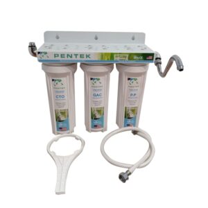 فلتر تنقية مياه ثلاثي المراحل — أبيض (متوفر في حائل فقط)