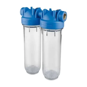 فلتر مياه ثنائي من تاتو — شفاف