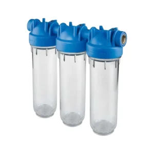 فلتر ماء ثلاثي المراحل من تاتو للغسالات — شفاف