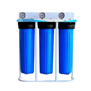 فلتر إيطالي جامبو ثلاثي المراحل للخزانات العلوية — إزالة الشوائب والكلور