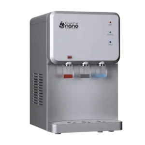 فلتر مياه تايواني نانو بسبع مراحل مع مبرد سطح الطاولة — تنقية بالتناضح العكسي لمياه شرب نقية للمنزل