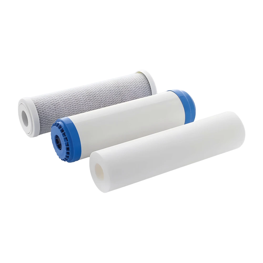 طقم فلاتر ثلاث مراحل لتنقية متعددة المراحل وصيانة أنظمة المياه