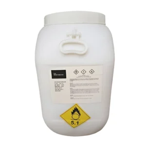 أقراص كلور لتطهير المسابح — فعالية طويلة المدى — عبوة برميل أزرق (أقراص بيضاء)