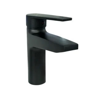 خلاط مغسلة رويال فيشر أسود مطفي بمقبض واحد وتصميم عصري