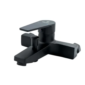 خلاط حمام ودش من رويال فيشر — أسود مطفي بمقبض واحد