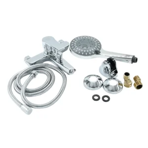 خلاط بانيو بمقبض واحد — نحاس مطلي بالكروم