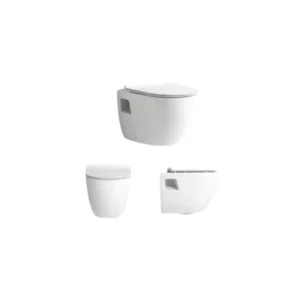 مرحاض معلق سيراميكي — فيتا، أبيض