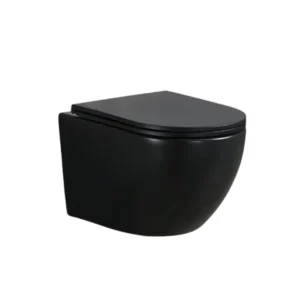 كرسي حمام معلّق من ستامينا — أسود