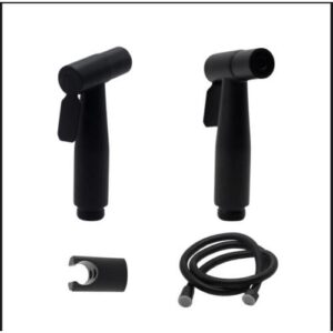 شطاف حمام عصري بقوة ضغط عالية - أسود مطفي